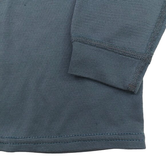 Patagonia Capilene Base Layer Kids Small Green Long Sleeve Crew Neck - Picture 4 of 9